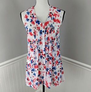 FYLO London floral button down top size small